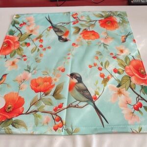 Floral Bird Print Mail Box Cover
